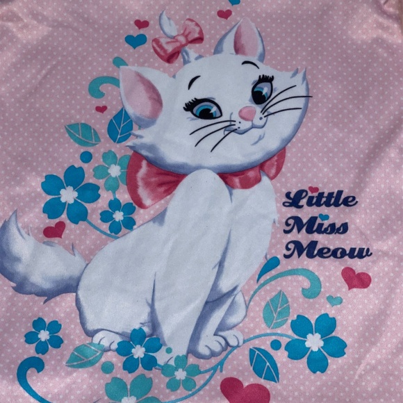 Vintage Disney Aristocats Marie Little Miss Meow Nightgown Girls Sz 18 Months - Picture 3 of 7